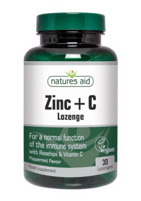 Natures Aid Zinc Lozenge + 30 tabs
